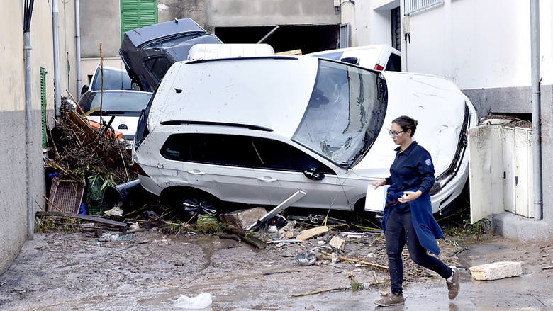 entassement de voiture à Sant Llorenç des Cardassar