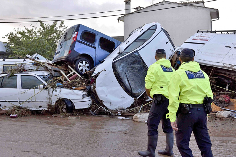 entassement de voiture à l'Est de Majorque - Photo Imago